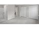 Spacious bedroom with neutral carpet and a double door closet offering ample storage at 5340 Big Bass Dr, Raleigh, NC 27610
