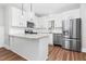 Modern kitchen featuring stainless steel appliances and granite countertops at 5450 Hunter Hill Rd, Rocky Mount, NC 27804
