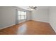 Bedroom with window and hardwood flooring at 63 Halter Ct, Angier, NC 27501