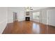 Open living room with lots of natural light, fireplace, and open floor plan at 63 Halter Ct, Angier, NC 27501