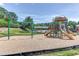 Fun playground area with swings, slides, and a covered picnic area, perfect for outdoor activities at 946 Consortium Dr, Raleigh, NC 27603