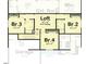 Upper-level layout featuring a loft and bedrooms 2, 3, and 4, complete with bath placements at Lot 21H Good Shepherd Trl, Spring Hope, NC 27882