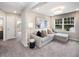 Comfortable living room with plush sofa, stylish decor, and natural light at 1005 Red Roses Ave, Durham, NC 27703