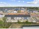 Aerial view of a townhome community under construction at 104 Ripple Way # 318, Clayton, NC 27520