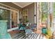 Relaxing outdoor patio with charming table and chairs, perfect for enjoying the fresh air at 10400 Rosegate Ct # 3, Raleigh, NC 27617