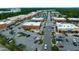 Aerial shot of businesses with plenty of parking spaces, landscaped areas and neatly maintained streets at 10400 Rosegate Ct # 3, Raleigh, NC 27617