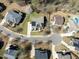 This home is located in a peaceful cul-de-sac with other homes and solar panels, offering both privacy and community at 12812 Baybriar Dr, Raleigh, NC 27613