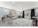 Finished basement with wood floors and ample natural light from the walkout at 12812 Baybriar Dr, Raleigh, NC 27613