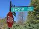 Street sign displaying 