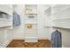 Spacious walk-in closet with custom shelving, providing ample storage and organization at 1309 Langdon Pl, Pittsboro, NC 27312