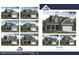 A selection of various exterior elevations and options for the Raleigh home design at 150 Green Haven Blvd # 67, Youngsville, NC 27596