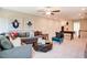 Large game room with foosball table, comfortable seating, overhead lighting and stylish decor at 150 Green Haven Blvd # 67, Youngsville, NC 27596