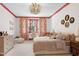 Bright bedroom features a comfortable bed and a charming window seat at 1925 Banbury Rd, Raleigh, NC 27608