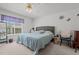 A peaceful bedroom offers natural light and a serene atmosphere, ideal for relaxation and rest at 248 Brookfield Cir, Sanford, NC 27330