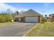 Brick home with an attached garage and a well manicured lawn at 248 Brookfield Cir, Sanford, NC 27330