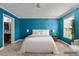 Bright main bedroom with a large window, plush bed, and cozy ambiance at 2751 Old Fairground Rd, Angier, NC 27501