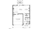 First floor plan featuring a two-car garage, kitchen, dining area, and Gathering room at 296 Beacon Dr, Pittsboro, NC 27312