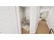 Cozy home office nook with a modern desk and chair, offering a quiet workspace at 296 Beacon Dr, Pittsboro, NC 27312