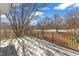 Back deck overlooks wooded back yard at 3001 Imperial Oaks Dr, Raleigh, NC 27614
