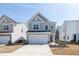 Charming two-story home with a well-maintained front yard and attached two-car garage at 3144 Star Gazing Ln, Durham, NC 27703