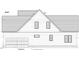 Detailed right elevation architectural plans showing garage door and window placement at 3400 River Manor Ct, Franklinton, NC 27525