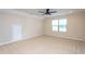 Bonus room featuring a window and neutral walls and carpet with recessed lighting at 4026 Overcup Oak Ln, Cary, NC 27519