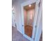 Hallway storage with clear glass door at 452 Duncan Creek Rd # 156, Lillington, NC 27546