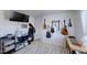 Well-lit music room with many guitars at 507 Southwick Pl, Mebane, NC 27302