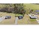 Aerial shot of the neighborhood with well-maintained landscaping, large trees, and mature yards at 511 Mcarthur Rd, Broadway, NC 27505