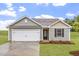 Charming one-story home with a two-car garage, gray siding and a well-manicured lawn at 65 Crow Field St, Roxboro, NC 27574