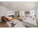 Bright open-concept living room and kitchen combination with modern finishes at 6926 Leesville Rd, Raleigh, NC 27613