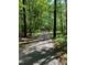 Scenic paved walking path lined with tall trees and lush greenery offering a peaceful retreat at 6926 Leesville Rd, Raleigh, NC 27613