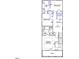Detailed floorplan showing the layout of the second level at 732 Georgia'S Landing Pkwy # 8, Raleigh, NC 27603