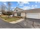 This home has a single car garage and charming curb appeal at 1159 Blue Bird Ln, Wake Forest, NC 27587
