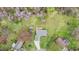 Aerial view of a home situated on a cul-de-sac with mature landscaping at 118 Tysor Cir, Graham, NC 27253
