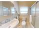 Bathroom featuring a shower-tub and sink at 238 N Main St, Wake Forest, NC 27587