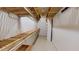 Well-organized walk-in closet featuring wooden shelving and ample hanging space at 238 N Main St, Wake Forest, NC 27587