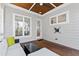 Covered porch with television at 2500 Everett Ave, Raleigh, NC 27607