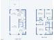 Detailed floor plan showcasing the layout of the lower and main levels of the home at 2600 Fayetteville St, Durham, NC 27707