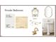 Powder bathroom showcasing designer paint color, flooring, hardware, and fixtures at 2600 Fayetteville St, Durham, NC 27707