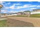 Spacious backyard area in community with white fencing at 3925 Massey Pointe Ct, Raleigh, NC 27616