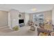 Comfortable living area with neutral tones, a TV, and a relaxing seating arrangement for versatile usage at 3925 Massey Pointe Ct, Raleigh, NC 27616