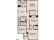 Second floor plan showing primary and three other bedrooms, laundry, loft and three baths at 4310 Emeline Way # 18, Fuquay Varina, NC 27526