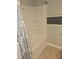 A neutral full bathroom featuring a tub and shower at 5016 Gailardia Dr, Zebulon, NC 27597