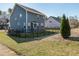 Spacious backyard featuring a fence for privacy and a well-maintained lawn, great for outdoor activities at 5347 Cypress Ln, Raleigh, NC 27609