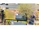 Aerial view showcasing a well-maintained property with a manicured lawn and inviting outdoor area at 602 Gray Ave, Durham, NC 27701