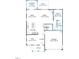 First floor floor plan with room dimensions at 6529 Winter Spring Dr, Wake Forest, NC 27587