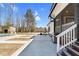The backyard features a pool, concrete patio, grill, and access to a screened porch at 73 Clyde Pearce Rd, Zebulon, NC 27597