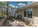Wooden deck overlooking backyard with privacy fence and siding in neutral color, perfect for entertaining at 9512 Anson Grove Ln, Raleigh, NC 27615