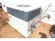 Outside unit of the HVAC system near the home's foundation at 1188 Turner Rd, Creedmoor, NC 27522